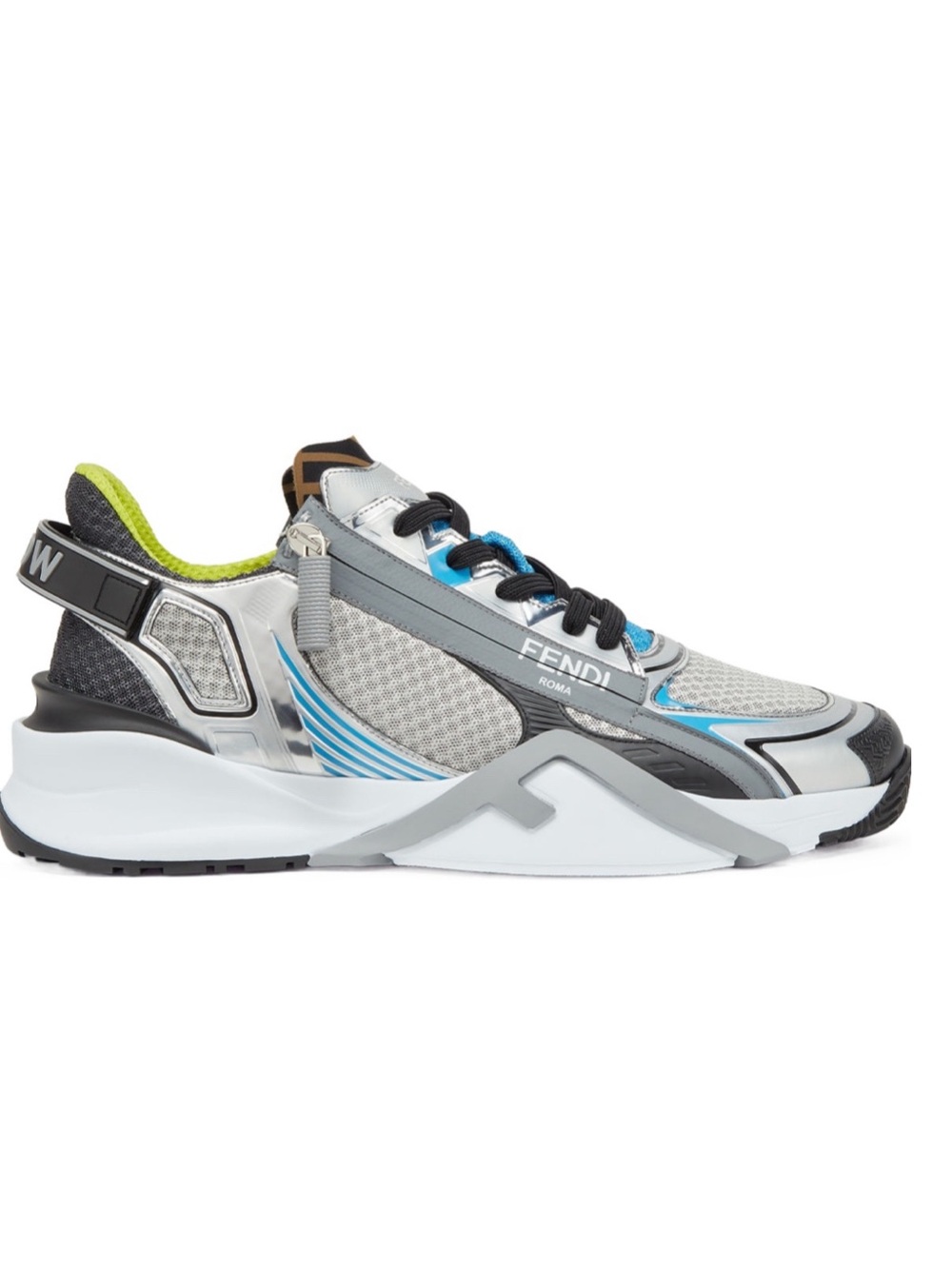 Fendi Men's Flow lace -up Low Top Sneakers
